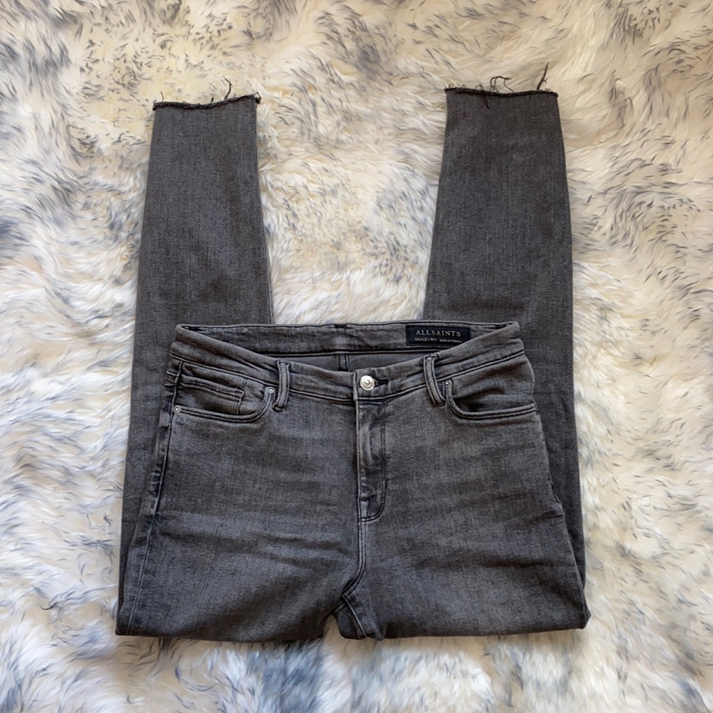 All Saints Women's Gray Jeans